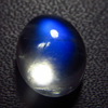 AAAAA - High Grade Quality - Rainbow Moonstone Cabochon Gorgeous Blue Full Flashy Fire size - 8x10 mm weight 3.95 cts High 6mm